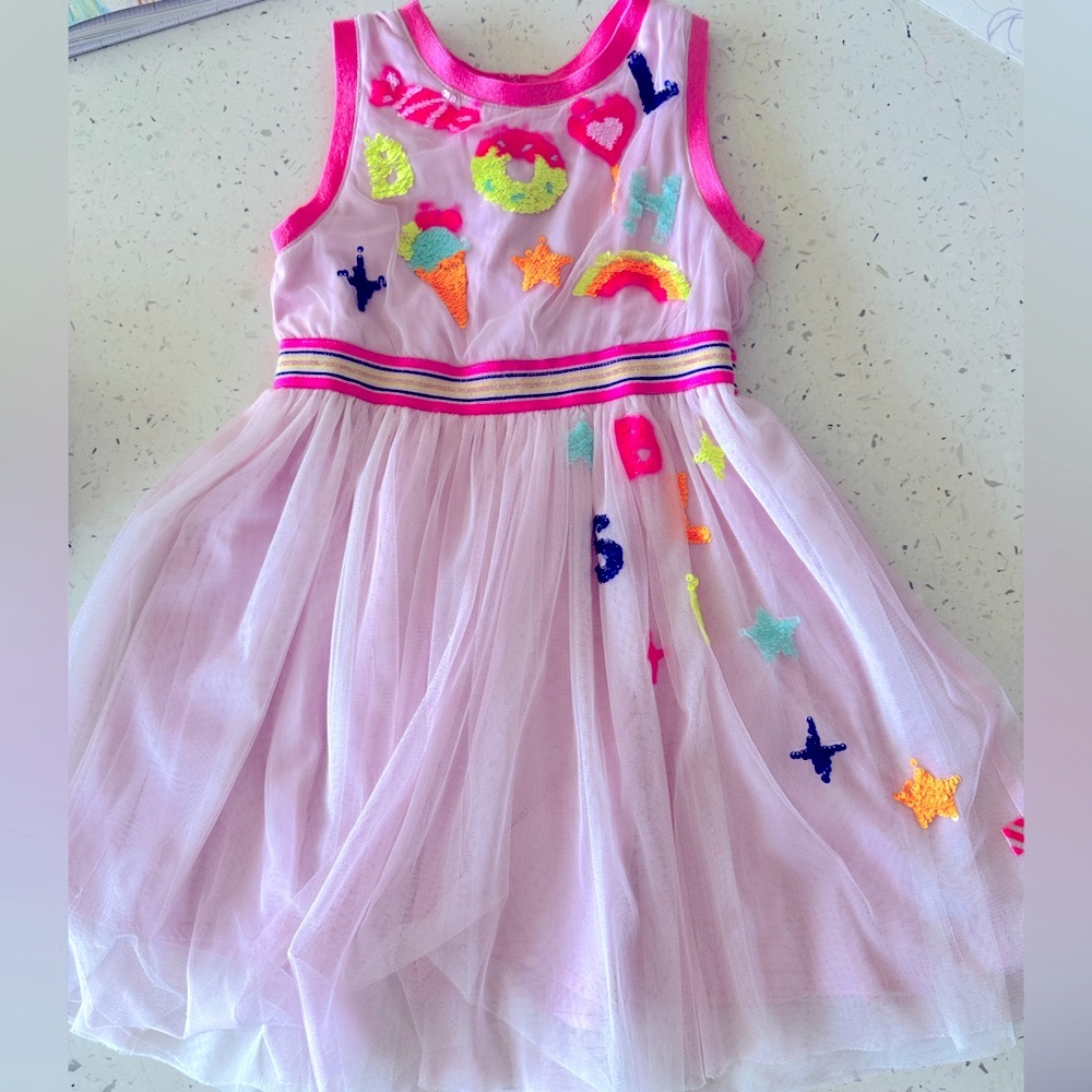 Billieblush Pink Dress with Sequins Size 6